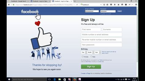 facebook openen.